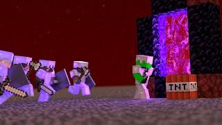 Dream's Nether Trap | Minecraft ManHunt Animation