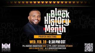 Prayer Meeting with Pastor Corey Johnson