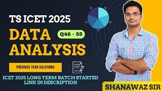 Data Analysis & Venn Diagrams (Q46 - 55) TS ICET 2024 Previous Q's Explanation | ICET 2025 Live |