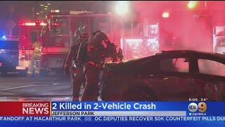 Two People Killed In Early Morning Vehicle Crash In Jefferson Park