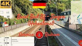 4KCab Ride : A journey from Basel Bad Bf to Singen (Hohentwiel)