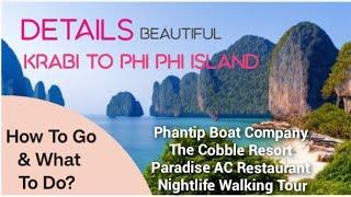 Phi Phi Island Transport, Resort, Restaurant, Nightlife #travel #beach #explore