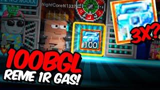 PLAYING 100 BGL TO 300 BGL *real* - Growtopia REME