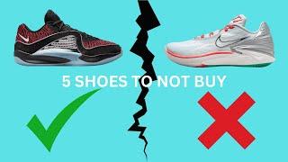 5 basketball shoes to AVOID!