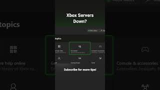 Xbox Servers Down? Check here..