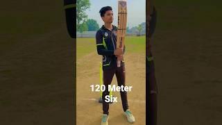 120 Meters Six | Heavy Tennis Ball Bat | Triple Blade Ak-47 Bat | #cricket #cricketbat #bobby4uhh