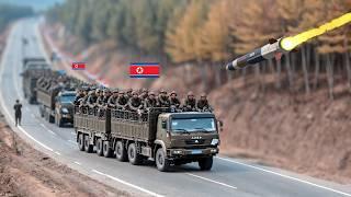 North Korean military convoy attacking from the hills was ambushed by Ukrainians