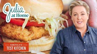 Air Fryer Chicken Sandwich, Toaster Cod, Slow Cooker Meatballs, and More | Julia at Home