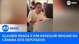 Glauber Braga e Kim Kataguiri brigam na Câmara dos Deputados