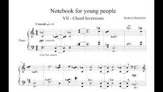 Rodion Shchedrin - Chord Inversions, n. 7 from the collection Notebook For Young People