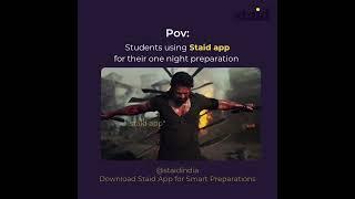 Your Saviour! Try Staid App for your preparation this time and you'll see the difference.