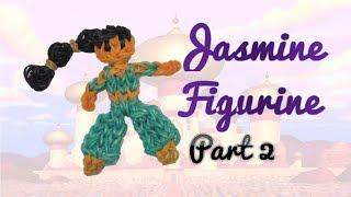 {Disney Princess Series} PART 2 Jasmine Rainbow Loom Figurine Tutorial- ORIGINAL DESIGN