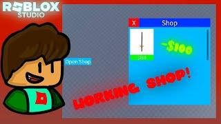 How To Make A TOOL SHOP In Roblox Studio