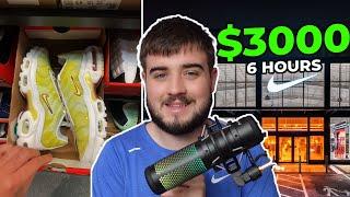 Spending $3000 on SNEAKERS in 6 HOURS!