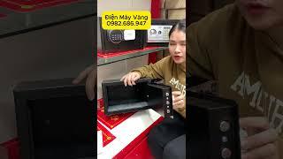Két sắt mini sử dụng vân tay, tích hợp có chìa khóa cơ #ketmini #ketvantay #ketsatmini