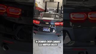 How Would A Chevy Camaro 4 Cylinder Sound w/ A Muffler Delete? #chevycamaro #camaro #mufflerdelete