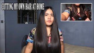 HOW I CUT MY HAIR AT HOME | Jia Aij