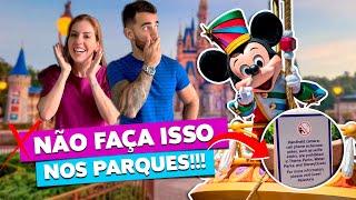 O QUE NÃO FAZER NOS PARQUES E NA DISNEY! Evite esses erros!