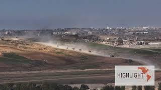 AGW_041 Highlight Films Israel - Stock footage archive: Gaza War 2023-2024 - IDF tanks in Gaza