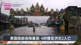 泰国南部连降暴雨 4府爆发洪灾2人亡【2024.11.28 八度空间华语新闻】