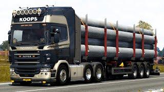 ETS2 Mods 1.50 Scania D. Frimis Team Open Pipe V8 Sound Mod