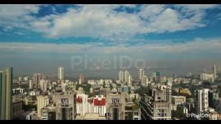 Mumbai Aerial View Stock Footage - 4k