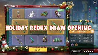 HOLIDAY REDUX LUCKY DRAW OPENING! LEGENDARY DLQ33 AND AK117 - COD Mobile Season 13