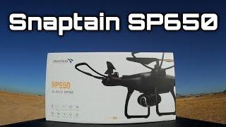 Snaptain SP650 A Good Performing  Wifi FPV Drone  12 minute flight time x 2  