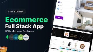 Mern stack Ecommerce App Lets Build And Deploy Mern Stack Project full-stack development