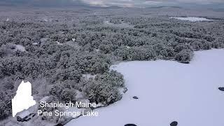 Winter - Pine Springs Lake in Shapleigh | Maine