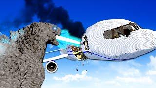 GODZILLA CAUSES PLANE CRASH! (Teardown)