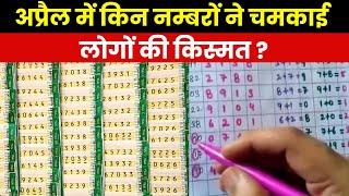 Satta King Result April | Satta King से कौन हुआ मालामाल..देखें गली सट्टा, गाजियाबाद का Monthly Chart