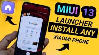 how to install miui 13 launcher in any xiaomi phone || MIUI 13 launcher download