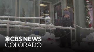 Snow falls heavily in Frisco amid Colorado mountain storm