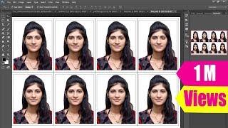 How to Create Passport size Photo as in Studio (One Click)