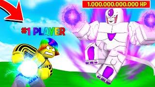 I became #1 Player to Fight 1B HP ANIME BOSS.. (Roblox)