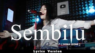 SEMBILU - ELLA | Cover By Dona Leone