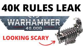 Big 40K Rules Leak - Grotmas Comes Early for the Necrons?