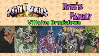 Rita's Family | Boss Time | Power Rangers Heroes of the Grid Villain Breakdown