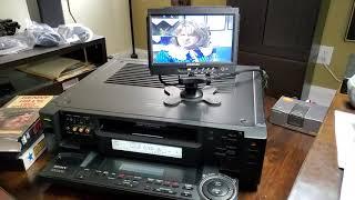 1990's Sony SLV-R1000 VCR Loaded with features See Description for Specs SVHS EP SP SLP S-VIDEO