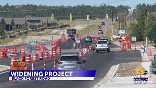 Black Forest Road widening almost finished in Colorado Springs