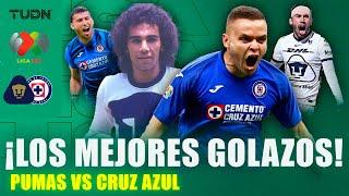 ¡RIVALIDAD AÑEJA!  Los MEJORES GOLAZOS del Pumas vs Cruz Azul | TUDN