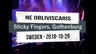 Ne Obliviscaris (excerpt) & Astrosaur @ Sticky Fingers, Gothenburg, Sweden - 2018-10-29