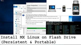 Install MX Linux on Flash Drive (Persistent & Portable) from Windows