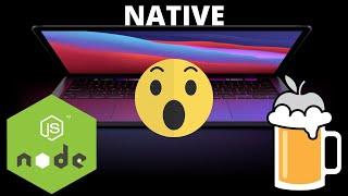 How to install NodeJS & Homebrew for Apple M1 | Native