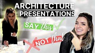 ARCHITECTURE PRESENTATION 101 | How To Present Your ARCHITECTURE PROJECTS in ARCHITECTURE SCHOOL 