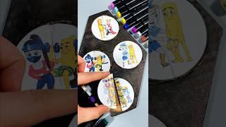 Using paper to make a italianbrainrot  puzzle #diy #papercraft #sprunki #puzzle #italianbrainrot