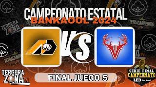 ALGODONEROS DE DELICIAS vs VENADOS DE MADERA (GRAN FINAL JUEGO 5) | LEB BANKAOOL 2024