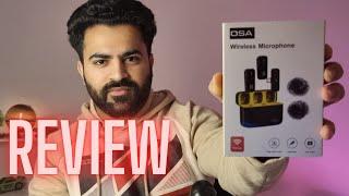 OSA 2Pcs Wireless Microphone Lavalier from Amazon | Unboxing, Review and Mic Test