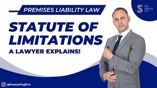 What is the Statute of Limitations for a Premises Liability Case? | Premises Liability Law | #shorts